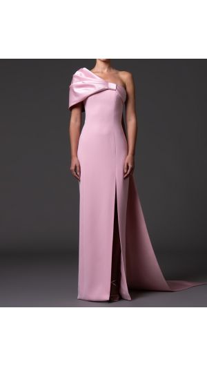 Satin Bow Gown