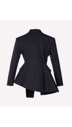 Asymmetric Peplum Jacket