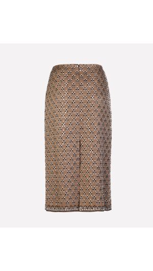 Astra Beaded Midi Skirt