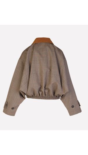 Suede Collar Blouson