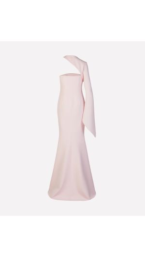 Raha One Sleeve Gown