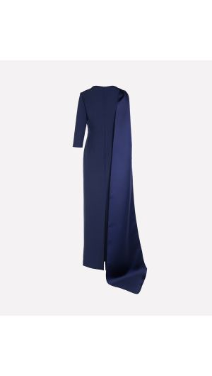 Solenne Fold Bodice Gown