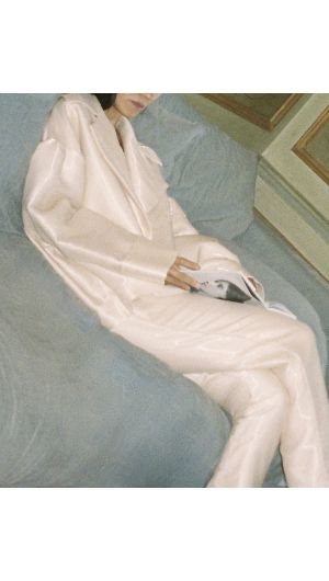 Satin Tapered Pants