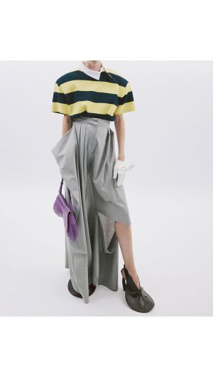 Slit Knee Pants