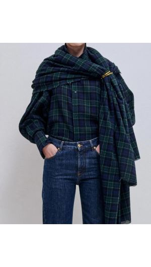 Georgia Scarf Neck Shirt-hover