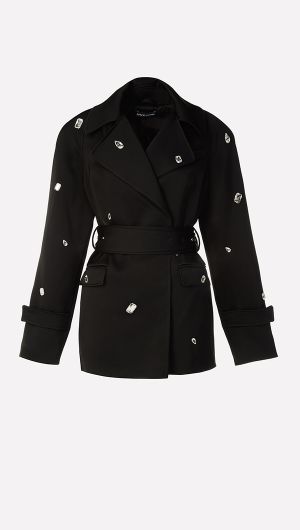 Crystal Motif Jacket