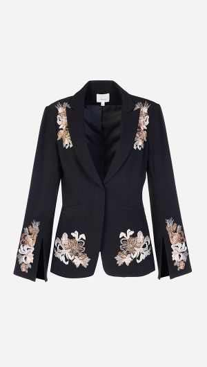 Floral Border Isby Jacket-default