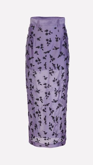 Sheer Pencil Skirt