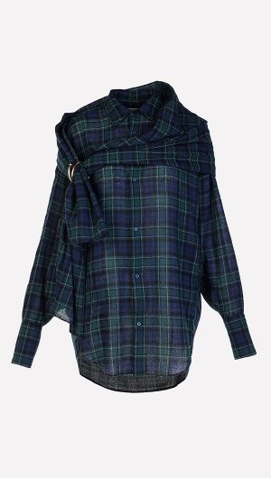 Georgia Scarf Neck Shirt-default
