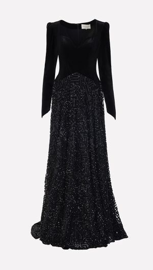 Velvet Bodice Gown