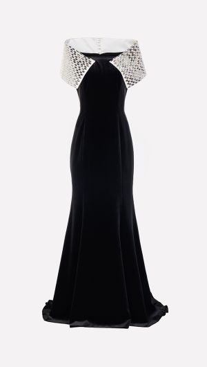 Crystal Collar Gown