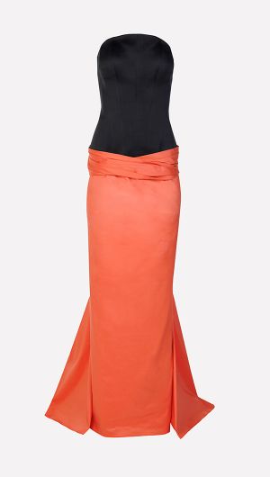 Di Seta Strapless Gown