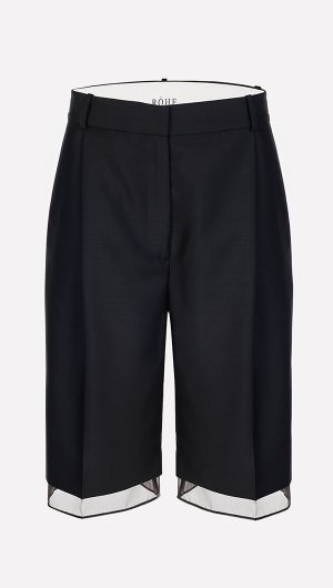 Organza Trim Shorts