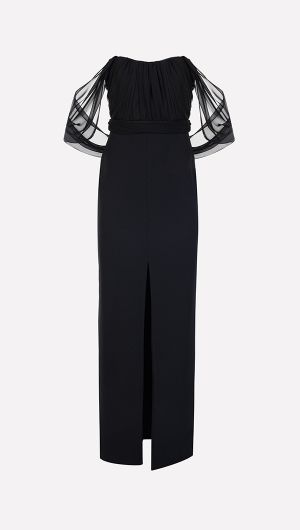 Iselle Drape Train Gown