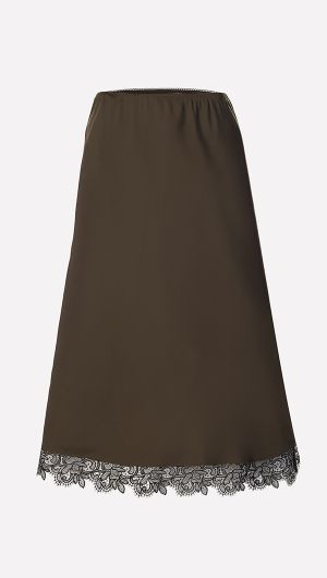 Lace Trim Skirt
