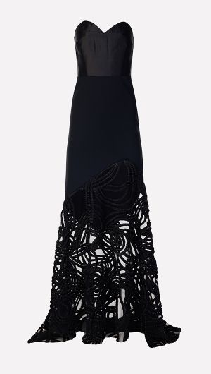 Vervet Sweetheart Neckline Gown