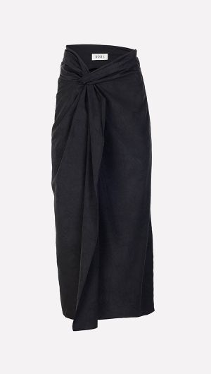 Textured Sarong Skirt