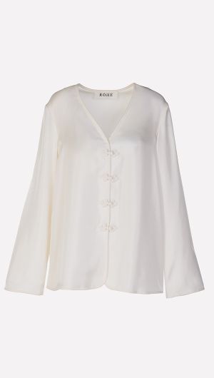 Pankou Button Blouse