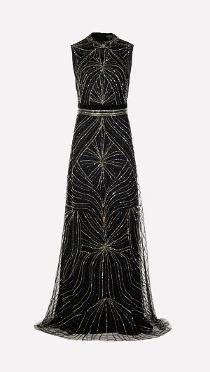 Keyhole Back Gown