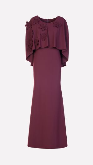 Xenakis Capelet Gown