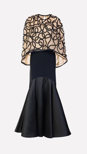 Brahms Capelet Gown