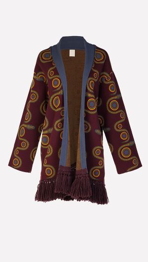 Toadstool Jacquard Cardigan-default