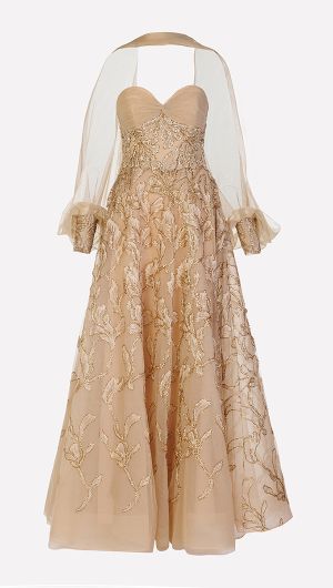 Sheer Sleeve Dress